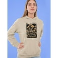 thumbnail image 2 of Teonanacatl Stencil Art Hoodie Women - Women Hoodie, 4XL, 2 of 4