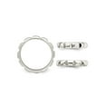 thumbnail image 3 of Gem & Harmony Sterling Silver Polished Notched Band Ring for Women, 3 of 5