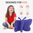 thumbnail image 4 of ELEHOLD Cute Kids Case for Amazon Fire Max 11 13th Generation Kids Friendly EVA Butterfly Wings Kickstand Heavy Duty Rugged Shockproof Protective Case for Fire Max 11 - Purple, 4 of 6