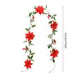 thumbnail image 3 of Rapeiae LED Lights Simulation Christmas Rattan Simulation Greenerys Christmas Decoration Red Fruit Party Decoration Christmas Lights String Rattan, 3 of 6