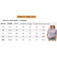 thumbnail image 4 of Blusa Manga Corta Abullonada Para Mujer Camiseta Ajustada, 4 of 5