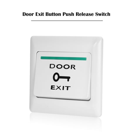 Exit Media Sensor - Door Exit Button Release Push Switch for Electronic Door Lock NO COM Lock Sensor Access Control System Emergency Alarm Trigger Switch Home Security Protection