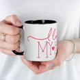 thumbnail image 5 of CafePress - I Love My Hubby Mug - 11 oz Ceramic Mug - Novelty Coffee Tea Cup, 5 of 6