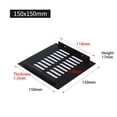 thumbnail image 1 of 150Mm Aluminium Rectangular Cabinet Wardrobe Air Vent Grille Ventilation-Cover, 1 of 10