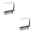 thumbnail image 3 of Matsuzay Estante para fregadero de cocina, desagüe de secado telescópico ajustable, cepillo de limpieza para baño, soporte de esponja, accesorios de Azul 2piezas Matsuzay CBP341324, 3 of 6