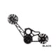thumbnail image 5 of Sonducket Estabilizador de cadena de cambio trasero, prensatelas, tensor de cadena de buena elasticidad, procesamiento CNC, velocidad variable múltiple Ciclismo Negro Sonducket OD024304-01, 5 of 6