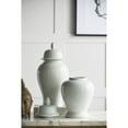 thumbnail image 3 of CC Home Furnishings Medium Porcelain Lidded Ginger Jar - 17" - White, 3 of 6