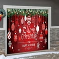 thumbnail image 5 of Extra Large 240x210cm Christmas Barn Themed Garage Door Banner Outdoor Holiday Cover Decorative Background For Festive Season, 5 of 6