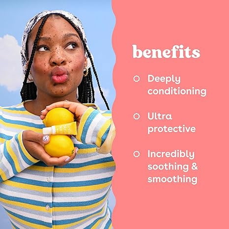 eos Limited Edition 24H Moisture Super Balm - Strawberry Limoncello - 0.35 fl oz