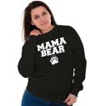 thumbnail image 2 of Mama Bear Paw Print Cute Mothers Day Women Crewneck Sweatshirt Brisco Brands S, 2 of 5
