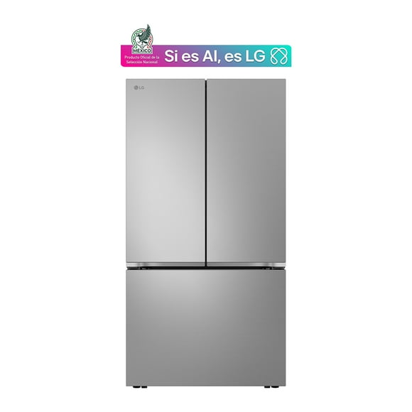 Refrigerador LG French Door 32 Pies Plata GM90KP