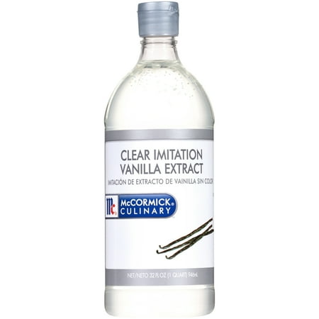 McCormick Culinary Kosher Clear Imitation Vanilla Extract, 32.0 fl oz Bottle