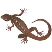 Artisans Gallery AD-GK1 Spiney Gecko Decor with Marble Eyes