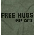 thumbnail image 2 of Free Hugs for Cats Cute Pet Lover Women's Graphic T Shirt Tees Brisco Brands L, 2 of 6