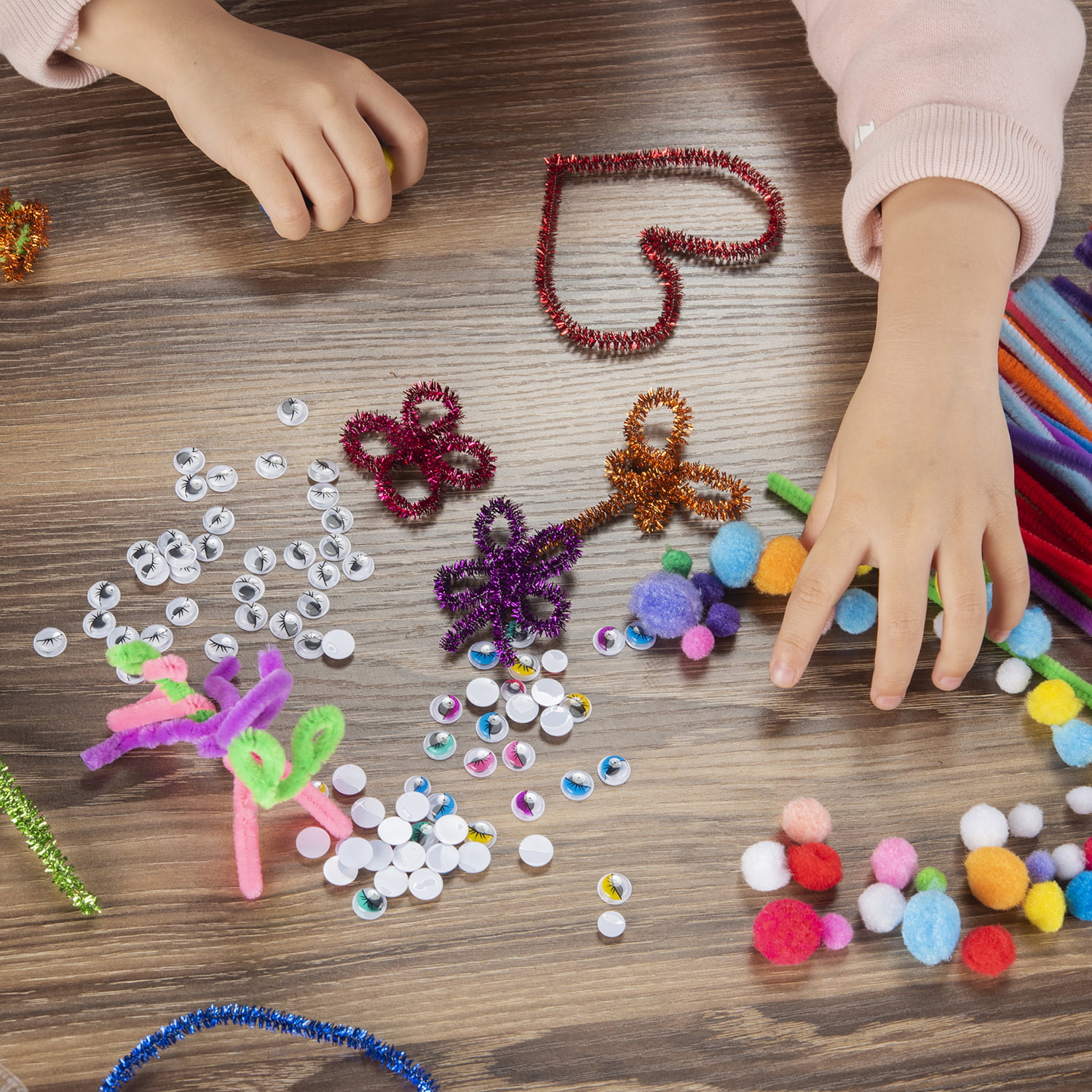 EpiqueOne 1500 Set of Bulk Craft Accessories for Kids - Art Supplies f
