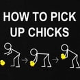 thumbnail image 2 of CafePress - HOW TO PICK UP CHICKS Maternity Dark T Shirt - Maternity Dark T-Shirt, 2 of 3