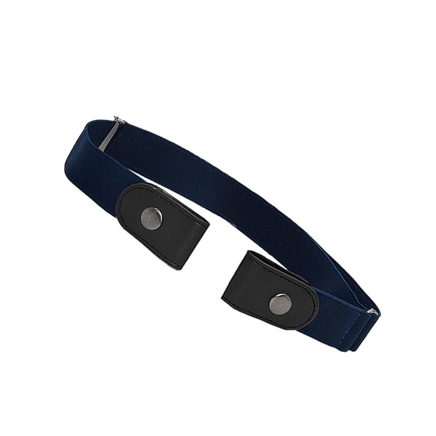 Jumpingount Cinturón unisex Cinturón de goma sin hebilla Cinturón de cintura elástica para pantalones Pantalones Vaqueros, Azul oscuro Type11 NO11 Jumpingount AP000884-05