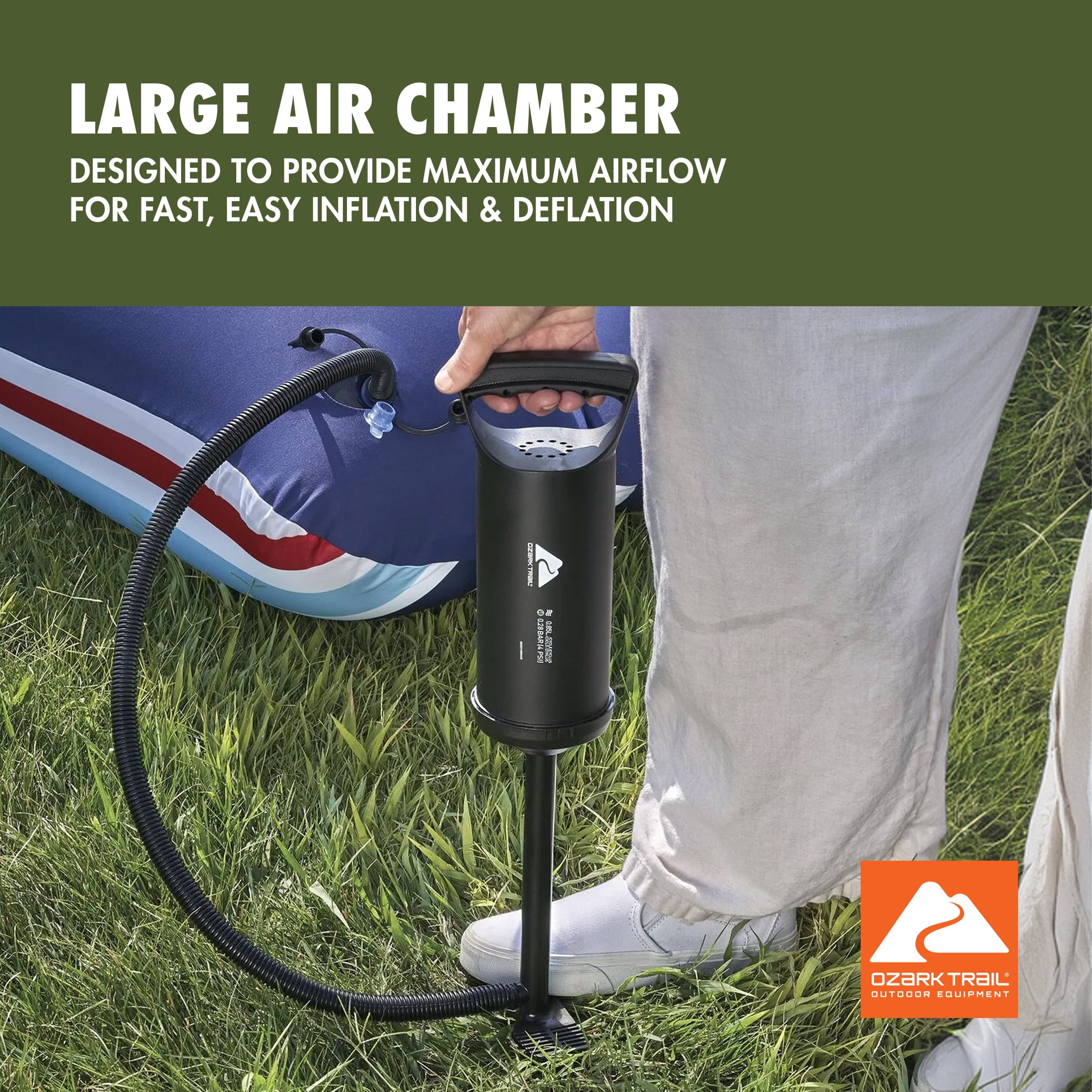 Ozark Trail Air Hammer 850 ml Manual Hand Pump
