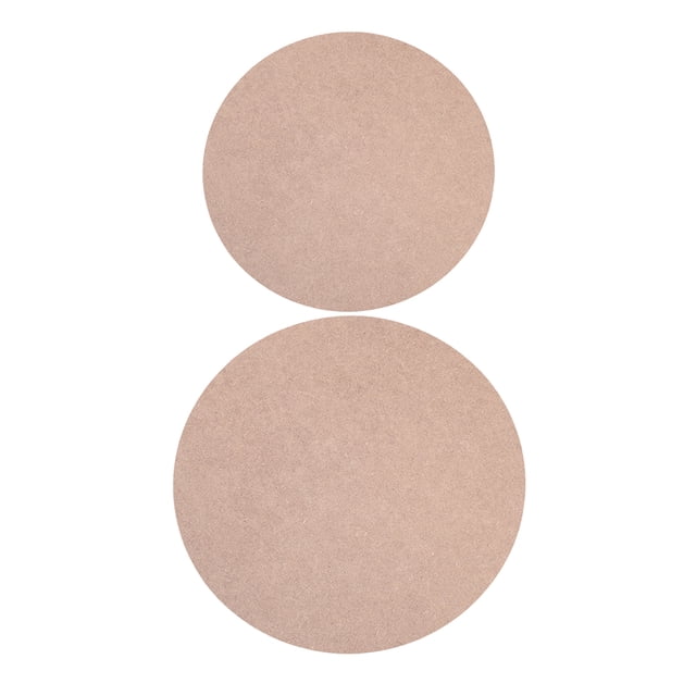 GOOHOCHY Pottery Board with Smooth Surface for Decoration Durable Compressed Density Board Khaki 2 Sizes