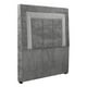 thumbnail image 3 of Cabecera Matrimonial Bora + Base Cama Storm Gris Oscuro, 3 of 8