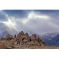 thumbnail image 2 of Paulson, Don 24x17 Gold Ornate Wood Framed with Double Matting Museum Art Print Titled - CA, Alabama Hills Clouds over Lone Pine Peak, 2 of 4