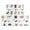 Cute Dogs, variant on Cute Dogs Kitchen Rugs Sets Of 2,Anti Fatigue Kitchen Mat Rugs Non Slip Washable,Decorative Kitchen Floor Mats for Kitchen,Sink,Laundry,17"x30" 17"x47"