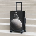 thumbnail image 6 of Gukieu Astronaut Sitting On Mercury Planet Print Suitcase Protective Cover, Elastic Zipper Buckle Suitcase Protective Cover, Suitable for Travel, Business Trip-X-Large, 6 of 7