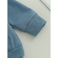 thumbnail image 6 of Bagilaanoe 2PCS Toddler Baby Boy Long Pants Set Long Sleeve Hoodie Sweatshirt Tops + Drawstring Sweatpants 6M 12M 18M 24M 3T Kids Casual Sweatsuits, 6 of 9