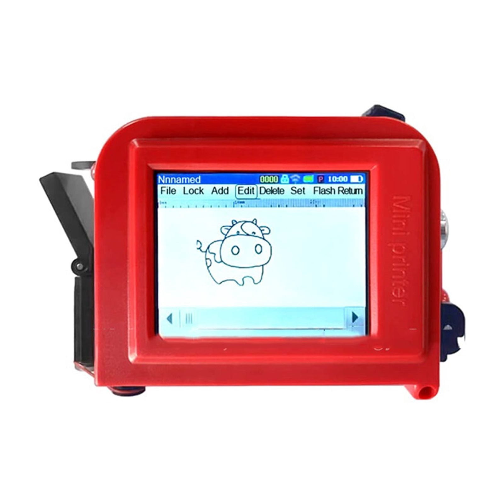 12.7mm Mini Printer Portable Inkjet Printer Touch Thermal Inkjet Printer Printing Clothes Variable QR Barcode Code Date Logo ,Compact Design