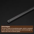 thumbnail image 4 of Unique Bargains 3.3 Borosilicate Glass Stick 11.81' Length 5mm Dia Stir Rod Round for Lab Kitchen Science 3Pcs, 4 of 5