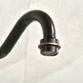 thumbnail image 3 of sumerain Vintage Tub Faucet Wall Mount Bathtub Filler Oil Rubbed Bronze, 8 Inches Center, 3 of 13