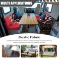 thumbnail image 3 of HELLHERO RV Dinette Cushion Covers Washable Stretch, Compatible with Bench Seats Camper Camper Cushion Covers(Trinidad and Tobago Flag), 3 of 9