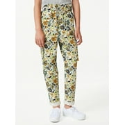 Free Assembly Girls Paperbag Cargo Pants, Sizes 4-18