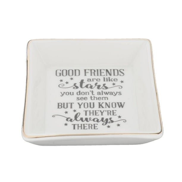 Bandeja de cerámica para guardar joyas, ideal como regalo para familiares, amantes e hijas. A