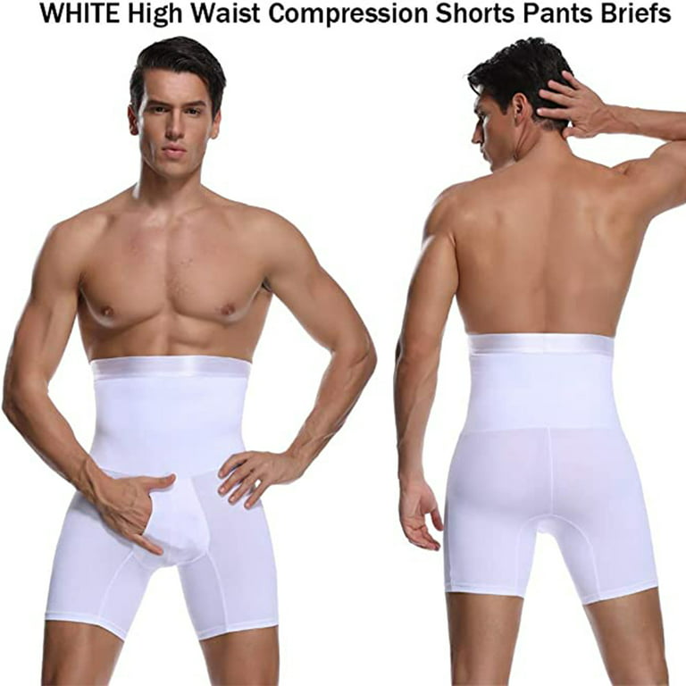 Lilvigor Men Slimming Body Shaper Tummy Control Waist Trainer High Waist  Briefs Shapewear Pants Underwear Boxers