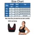 thumbnail image 3 of Women Plus Size Sports Bras Yoga Fitness Bra with Removable Pads for Gym Wear, 3 of 7