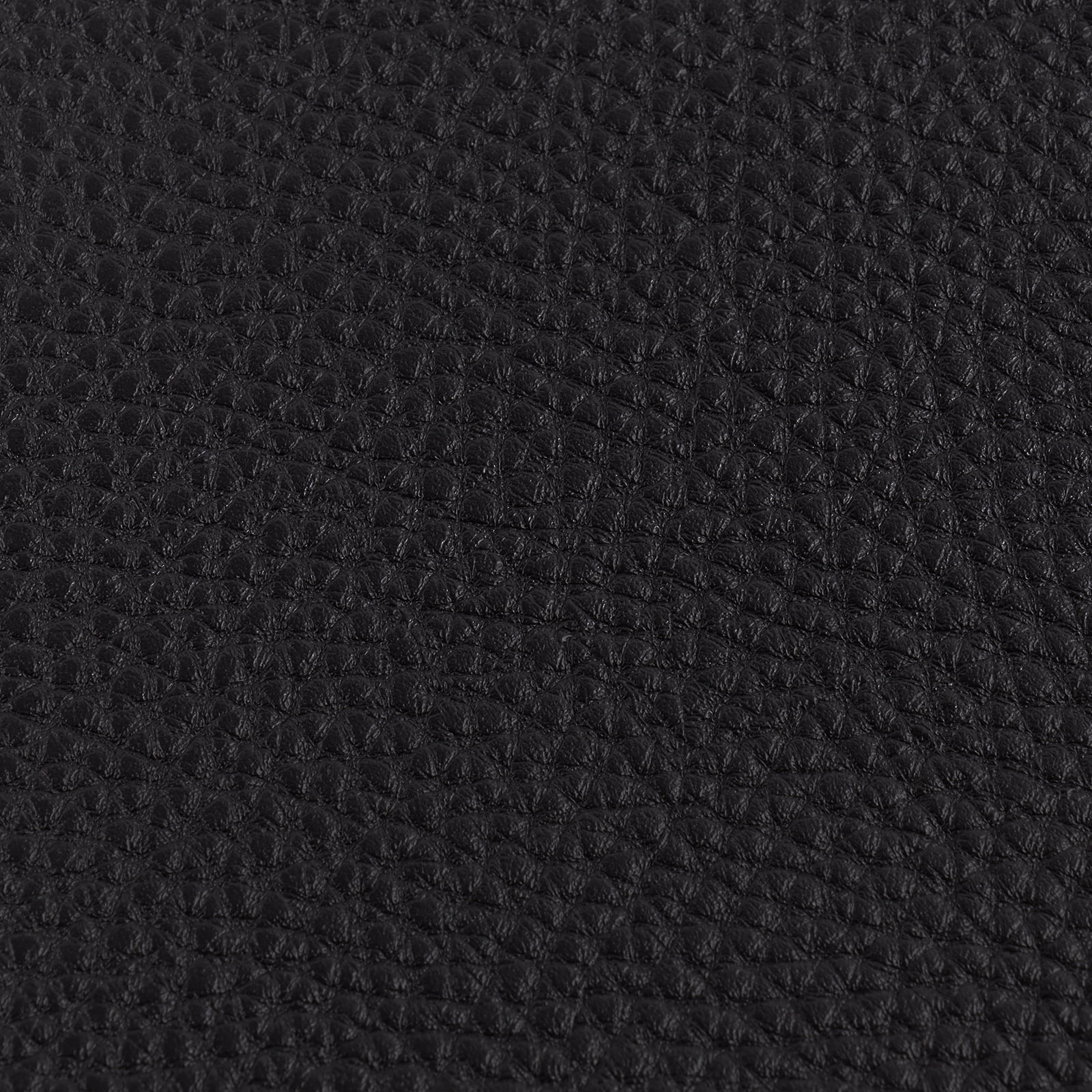 Faux Leather Fabric, Thick Durable Synthetic Upholstery Leather Vinyl for Crafts, DIY Sewing, Sofa Decorations Black 54in Width