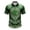 03-Green, variant on St. Patrick's Day Shirts for Men Shamrock Printed T-Shirt Button down Short Sleeve Hawaiian Shirts 08-Green XL