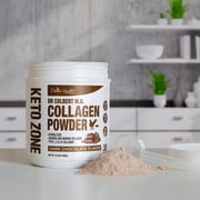 Dr. Colbert, MD Hydrolyzed Collagen Powder | Chocolate Flavor | by Divine Health | Type I, II, III Chicken & Marine Collagen | Keto Zone | Support Hair, Skin, Nails & Joints | 630g | 30 Servings