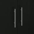 thumbnail image 2 of KULAGAGA Wardrobe Storage Cabinet, Armoire Closet Organizer with Drawer and Hanging Rod, Black, 2 of 7