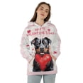 thumbnail image 4 of Happy Valentine's Day Pitbull Brings Love Heart All Over Print 3D Hoodie Unisex Merch Hoodies Terrier Dog Lover - 02028, 4 of 6