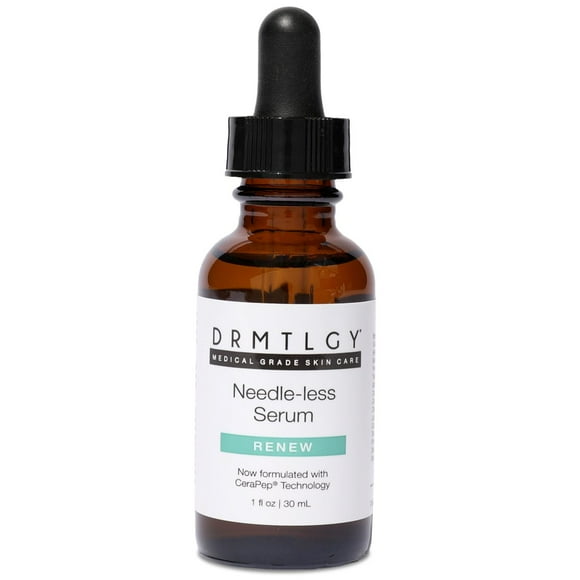 DRMTLGY Sérum Sans Aiguille - Sérum Anti-Âge pour Ridules et Rides - Niacinamide avec Mélange Puissant d'Acide Hyaluronique, Peptides et Céramides, 1 fl oz