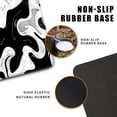 thumbnail image 4 of Black and White Desk Mat Mouse Pad XL Big Mousepad Gaming Large Mouse Pad Desk Pad with Stitched Edges Non-Slip Large Computer Mat, 31.5x11.8 in-Flowing Liquid Metal, 4 of 6