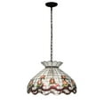 thumbnail image 2 of Meyda Lighting 20" Wide Roseborder Pendant, 2 of 7
