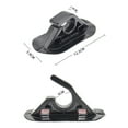 thumbnail image 5 of harmtty Paddle Storage Buckle Easy Installation Paddle Anti-lost Kayak Canoe Paddle Holder Clip Water Sports Accessory,Black, 5 of 7
