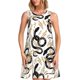 thumbnail image 1 of Balery Snake Vestidos de verano para mujer con estampado: vestido holgado sin mangas, vestido playero informal y cómodo para días calurosos., 1 of 7