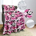 thumbnail image 5 of 50" x 80" Blanket Throw Comfort Warmth Soft Cozy Air Conditioning Easy Care Machine Wash Camouflage, 5 of 5