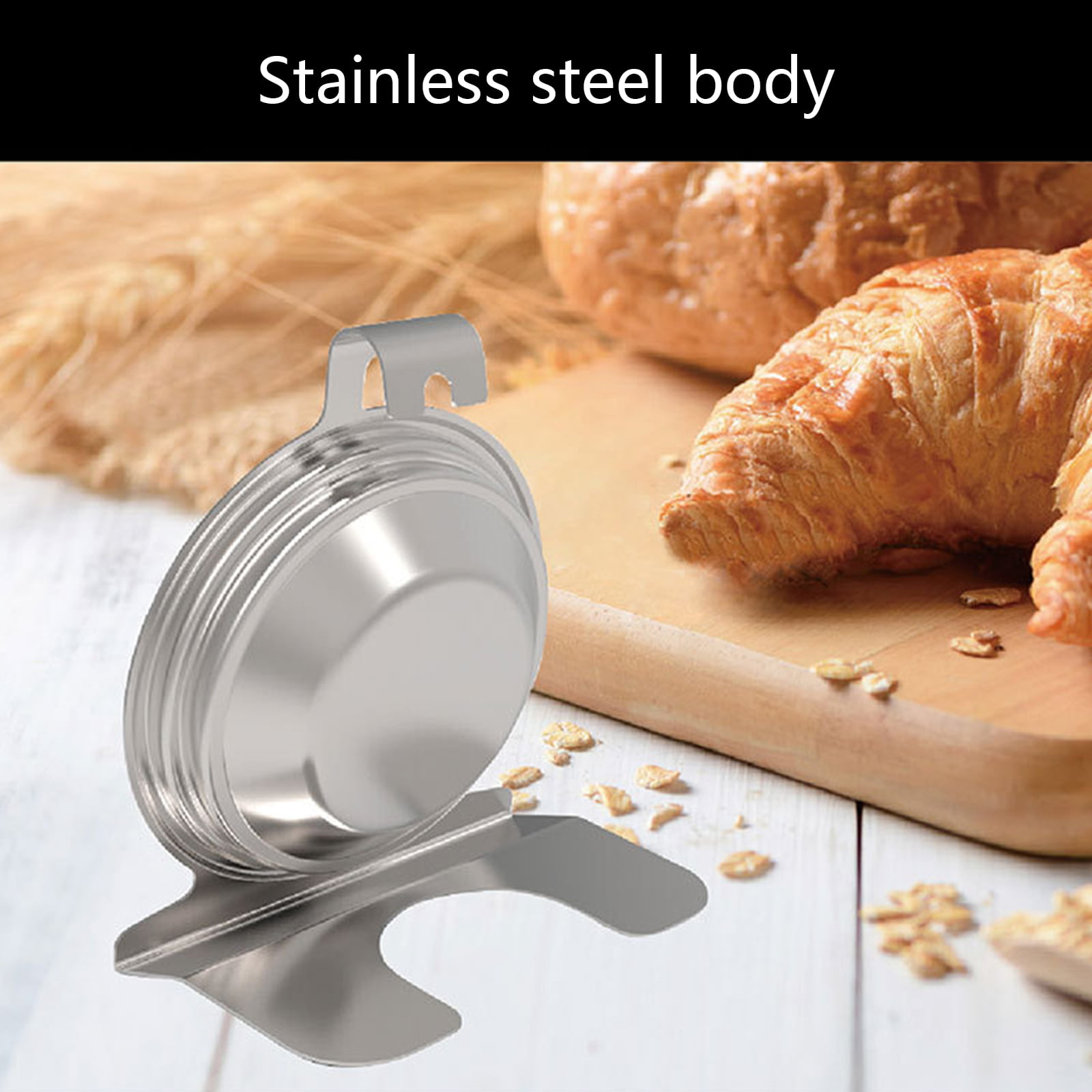 Stainless Steel Oven Thermometer Stand Up Dial High Temperature Resistance  Kitchen Baking Food Bread BBQ Household Thermometer