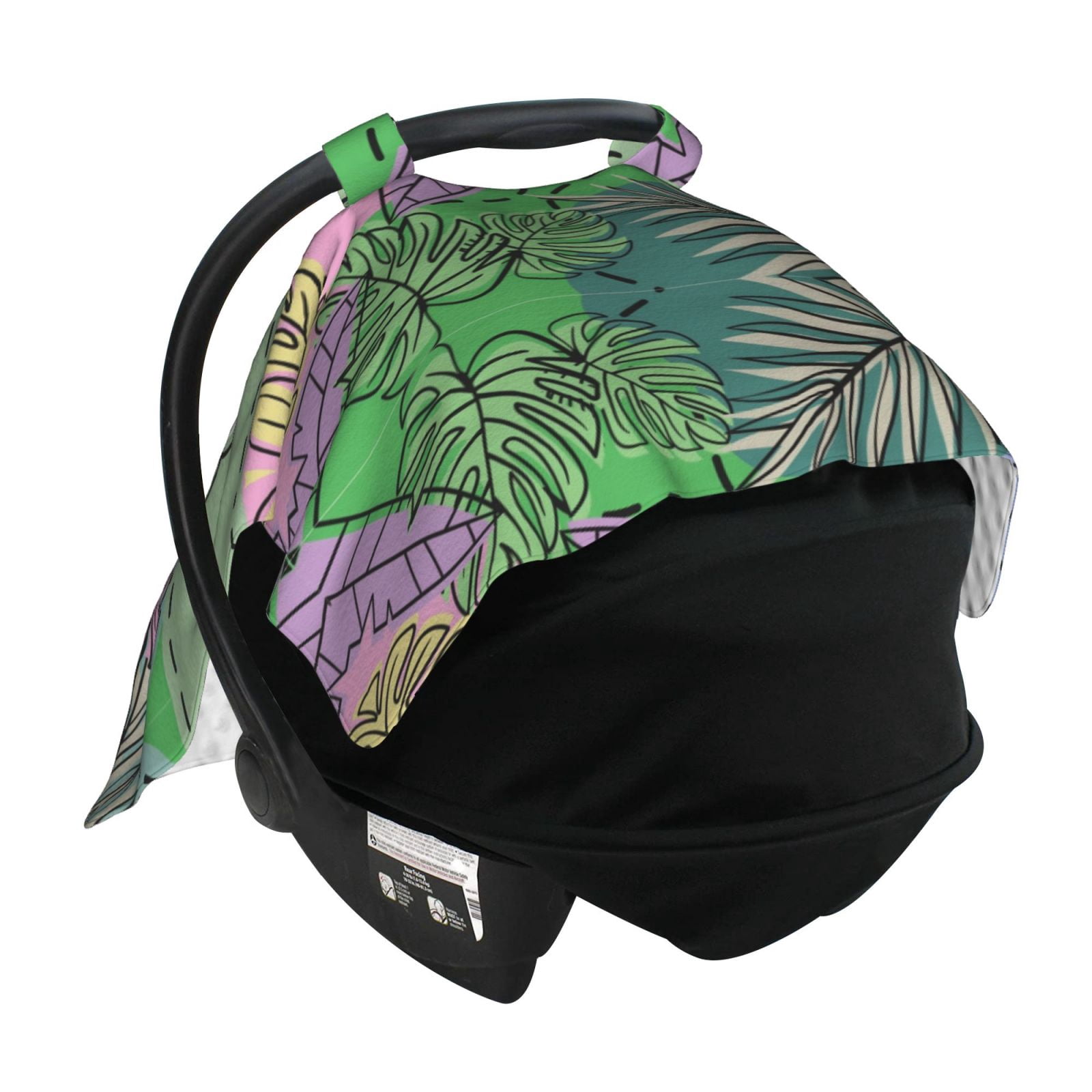 Car Seat Cover Baby - Summer Breathable Infant Car Seat Cover for Baby Carseat, Lightweight Comfort Baby Essentials Must Haves Newborn Stuff for Girl Boy