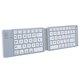 thumbnail image 1 of Teclado Bluetooth plegable - Soporte para teclado inalámbrico portátil, recargable, tamaño completo, compatible con teclado ultradelgado, 1 of 5